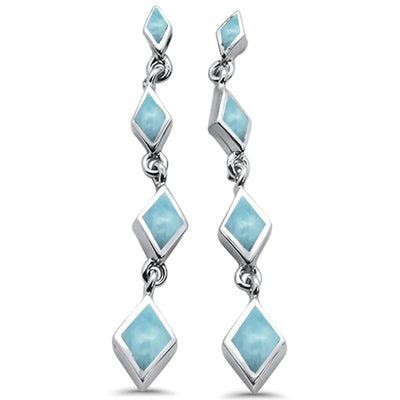 Larimar Dangle Earrings