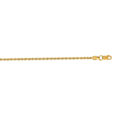 2MM YG 14k Rope