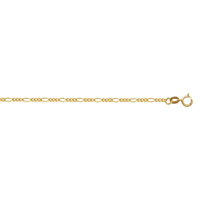 Yellow Gold 2.6mm Figaro